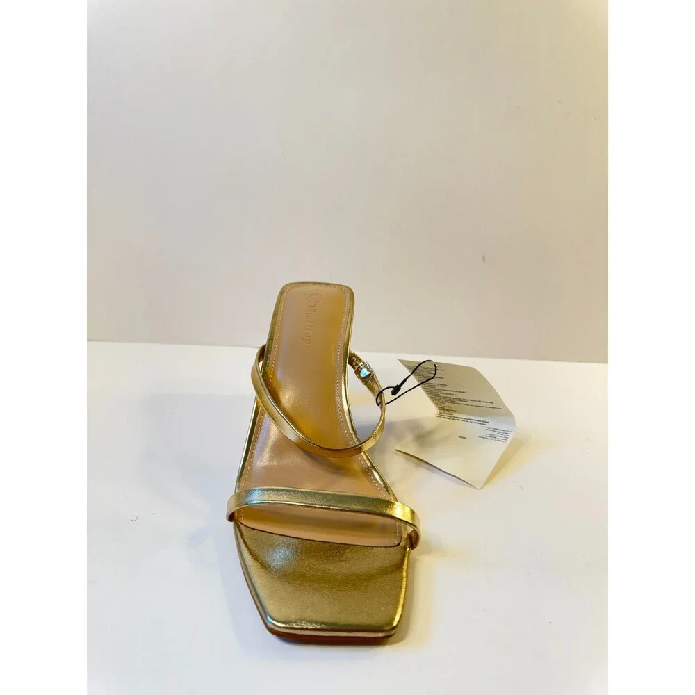 The Drop Womens Heels Gold US 9